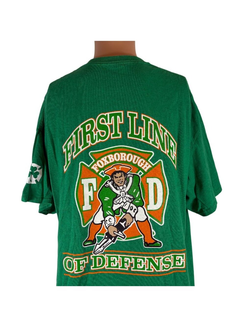 Foxborough Fire And Rescue T Shirt Mens Size 2XL Massachusetts Patriots